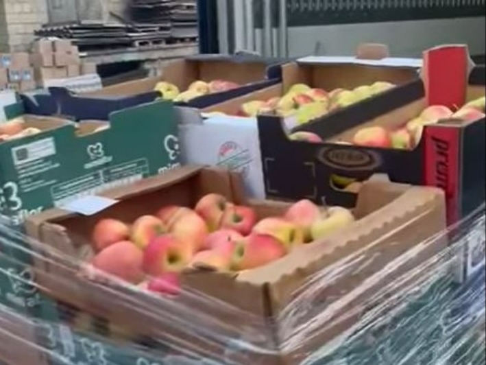 2.000 kilo appels naar Oekraïne