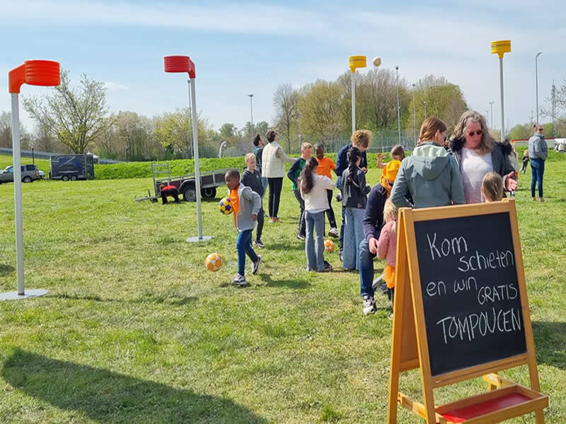 Korfbal in het zonnetje op Koningsdag