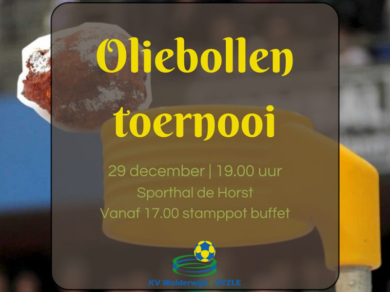 Gezelligheid, sportiviteit en smakelijke tradities komen samen bij het Oliebollen toernooi 2023!