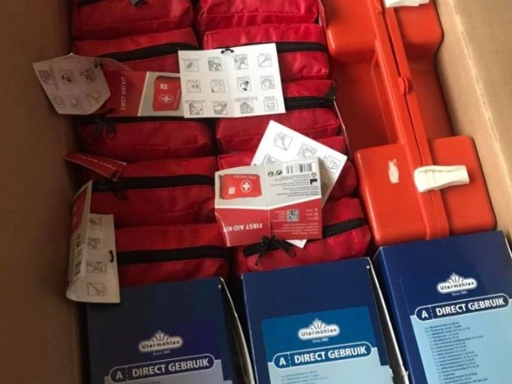 Vrachtwagen met hulpgoederen uit Zeewolde aangekomen in Turkije