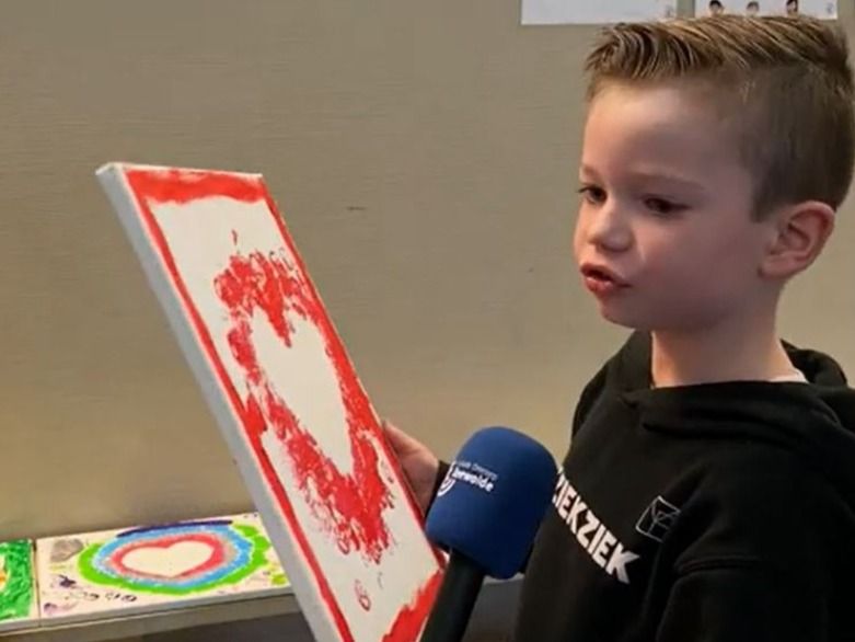 Schilderactie In de Lichtkring voor aardbevingsslachtoffers