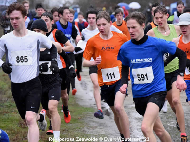 800 deelnemers voor de regionale Jeugdcrossloop Competitie 