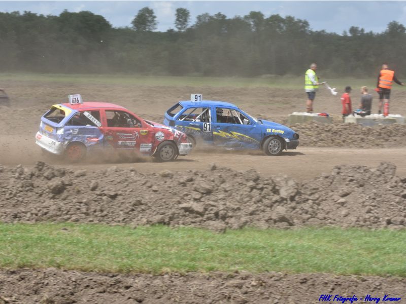 Zandhappen bij succesvolle zeebodemcross