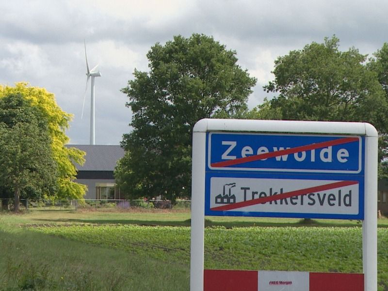 verkeerdbod met streep door zeewolde en trekkersveld