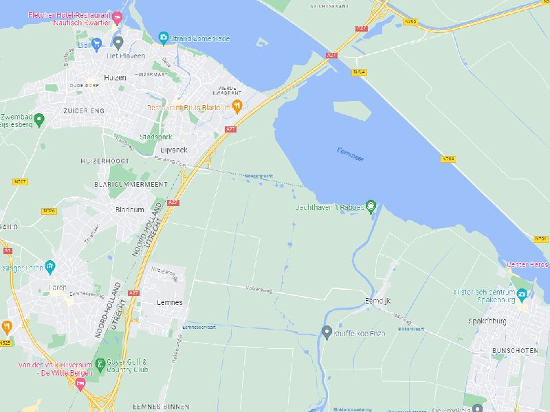 A27 De weg tussen eemnes en zeewolde 