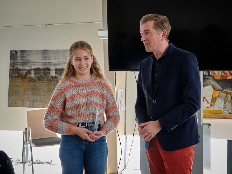 Gwenn (De Toermalijn) voorleeskampioen Zeewolde