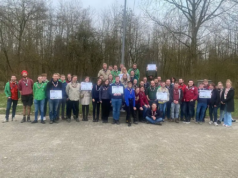 Scouting Jan Wandelaar 3de in Internationale I-Scout game!