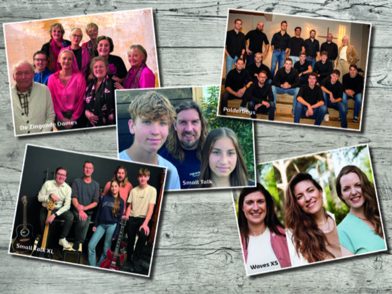 Een podium vol Zeewolder muziektalent zaterdag 25 november in The Lux