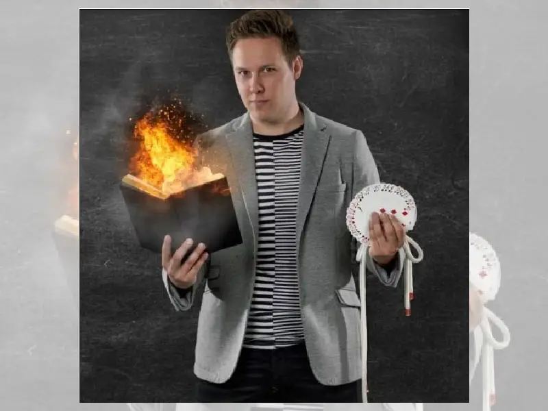 Meester-goochelaar Lars van Tuijl 