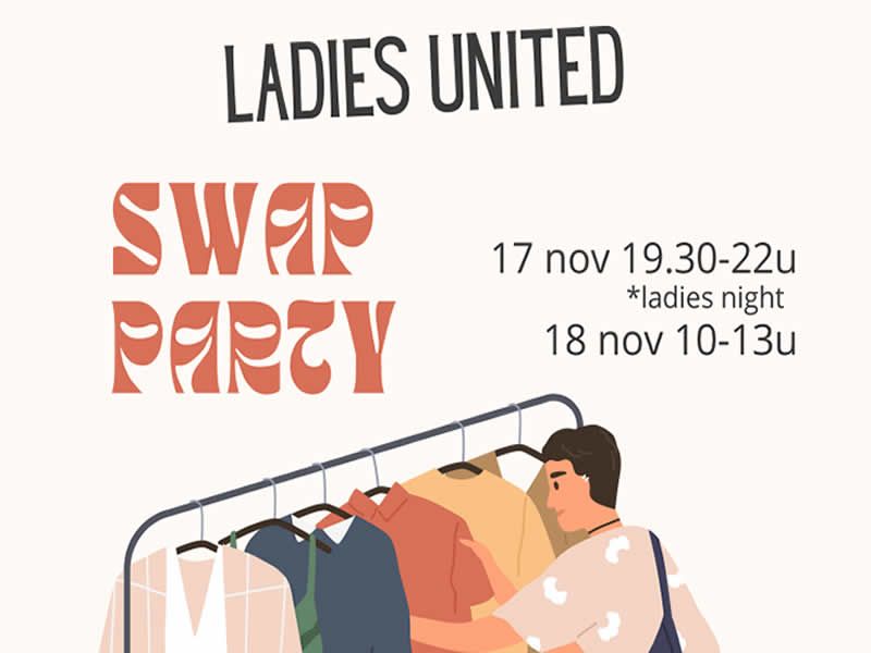 kledingrruil tijdens swap party 