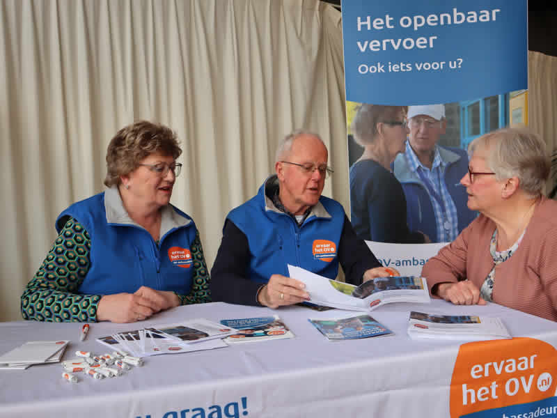 Kom naar de maandelijkse inloopspreekuur en ervaar het OV 