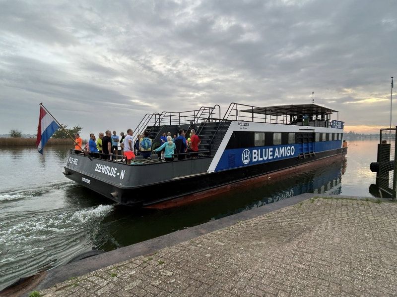 Zaterdag laatste Pontloop, hardlopen en wandelen rond het Wolderwijd