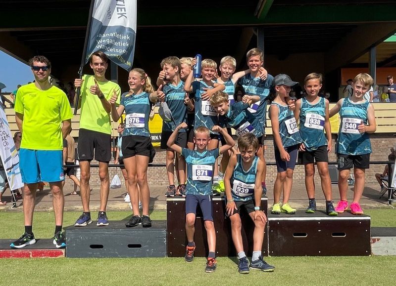 Podiums op atletiekfinale