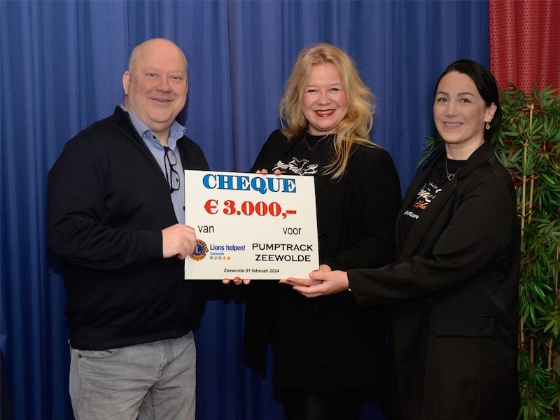 Lionsclub Zeewolde versterkt dorpsleven met twee bijzondere donaties