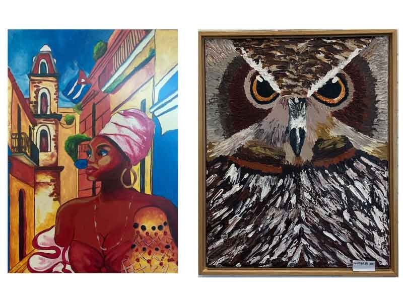 Expositie door tienerleerlingen Atelier Trecolori 