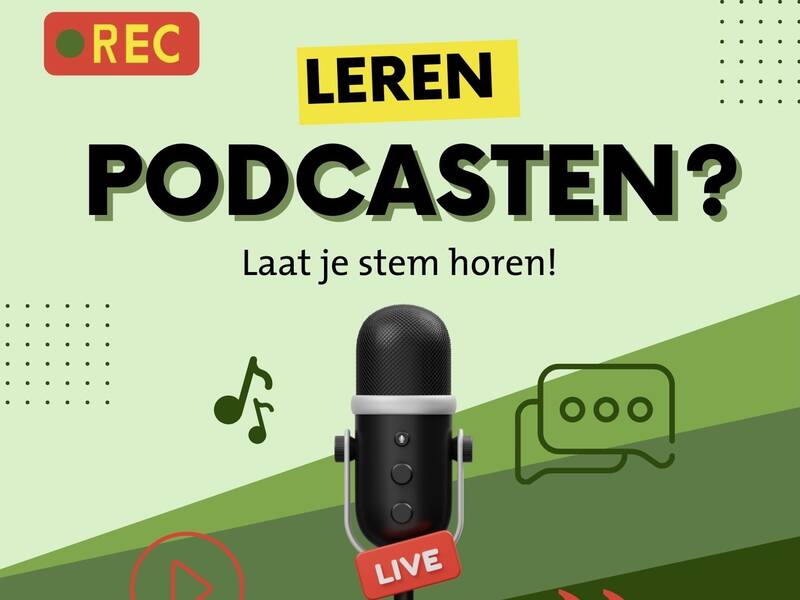 Leer podcasten in de bieb
