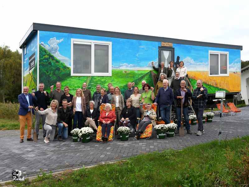 Het Polderpionierteam voor de keet