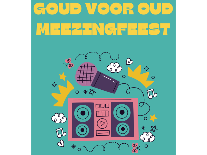 Aankondiging meezingfeest welzijn zeewolde