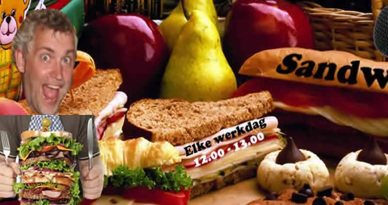 Luister iedere werkdag naar sandwich