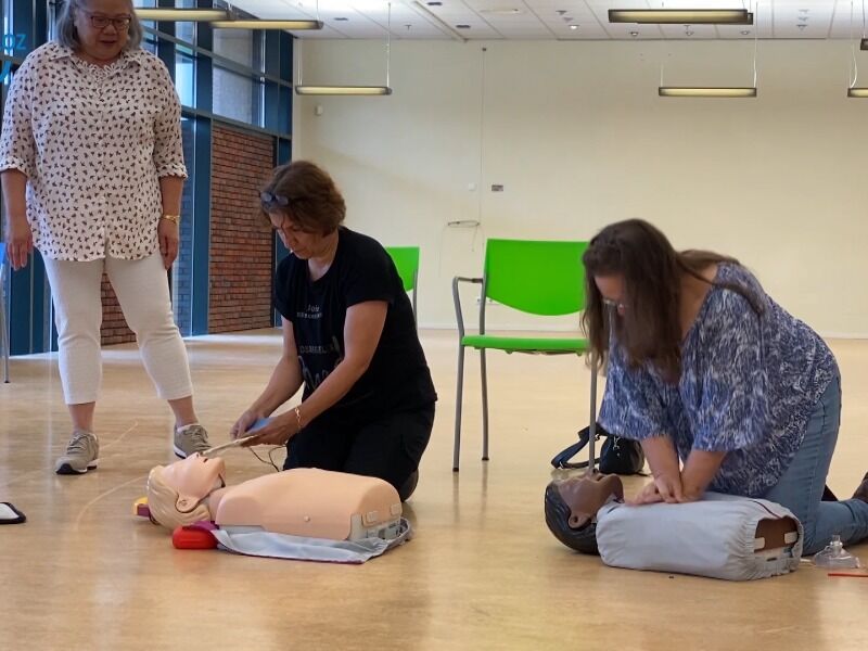 Speciale reanimatiecursus gehouden in Zeewolde